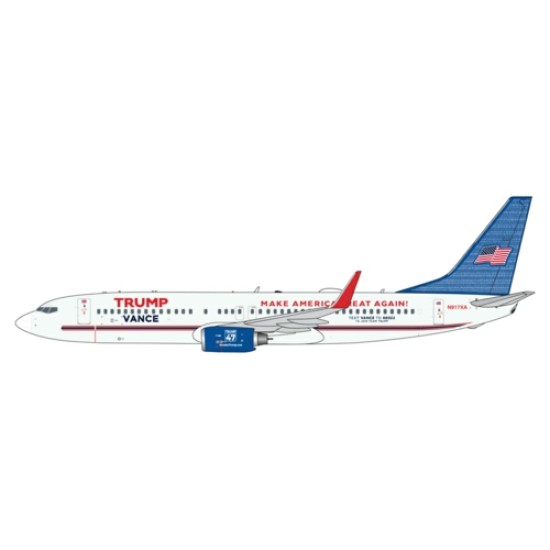 GJTRU2306 - 1/400 TRUMP-VANCE CAMPAIGN B737-800W N917XA