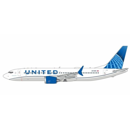 GJUAL2225 - 1/400 UNITED AIRLINES B737 MAX 8 N17265