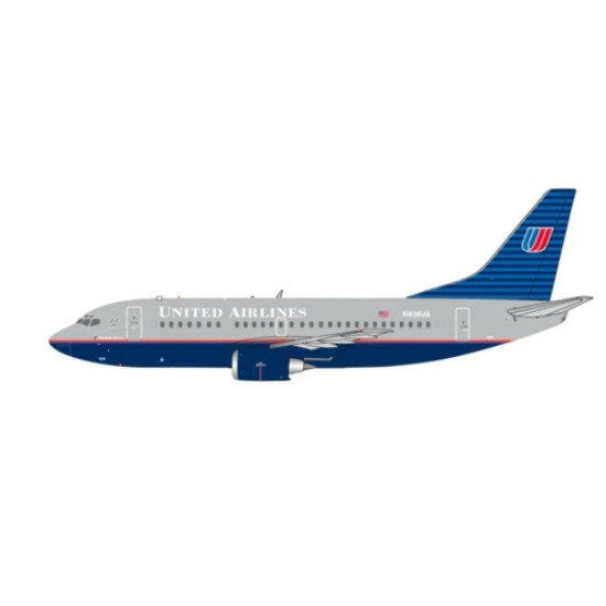 GJUAL2348 - 1/400 UNITED AIRLINES B737-500 N936UA (BATTLESHIP LIVERY)