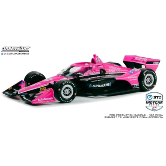 GL11186 -  1/18 2023 NO.60 SIMON PAGENAUD - MEYER SHANK RACING, AUTONATION, SIRIUSXM (ROAD COURSE CONFIGURATION)