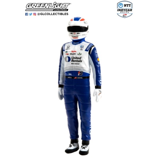 GL11302 - 1/18 NTT INDYCAR SERIES - NO.15 GRAHAM RAHAL/RAHAL LETTERMAN LANIGAN RACING, UNITED RENTALS DIRVER FIGURE