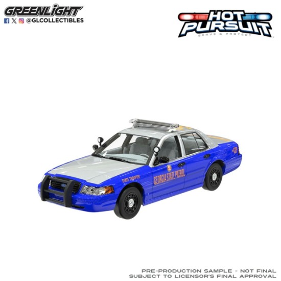 GL1131003 - 1/24 HOT PURSUIT - FORD CROWN VICTORIA POLICE INTERCEPTOR 2010 - GEORGIA STATE PATROL