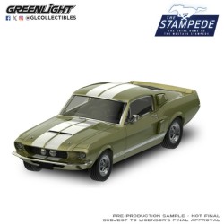 GL125402-A - 1/64 THE MUSTANG STAMPEDE SERIES 2 - FORD MUSTANG GT-500 FASTBACK 1967 - LIME GOLD