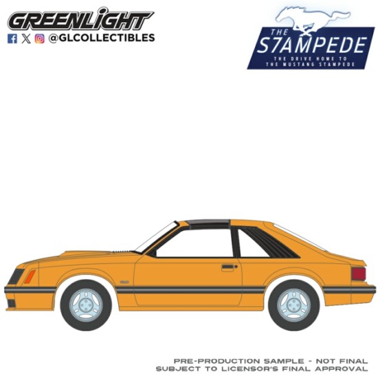 GL125402-C - 1/64 THE MUSTANG STAMPEDE SERIES 2 - FORD FOX MUSTANG 1982 - MEDIUM VANILLA GL125402-C - 1/64 THE MUSTANG STAMPEDE SERIES 2 - FORD FOX MUSTANG 1982 - MEDIUM VANILLA