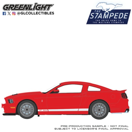 GL125402-E - 1/64 THE MUSTANG STAMPEDE SERIES 2 - FORD SHELBY MUSTANG GT-500 2013 - RACE RED (NEW TOOLING) GL125402-E - 1/64 THE MUSTANG STAMPEDE SERIES 2 - FORD SHELBY MUSTANG GT-500 2013 - RACE RED (NEW TOOLING)