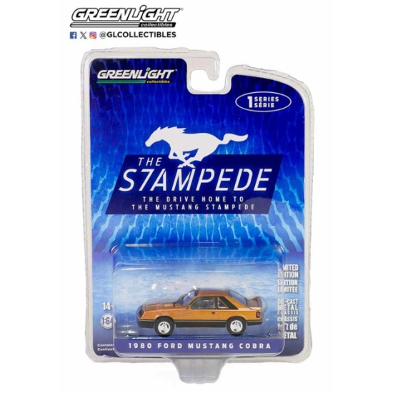1/64 1980 FORD MUSTANG DARK HORSE - STAMPEDE CAR NO.7 13340-F