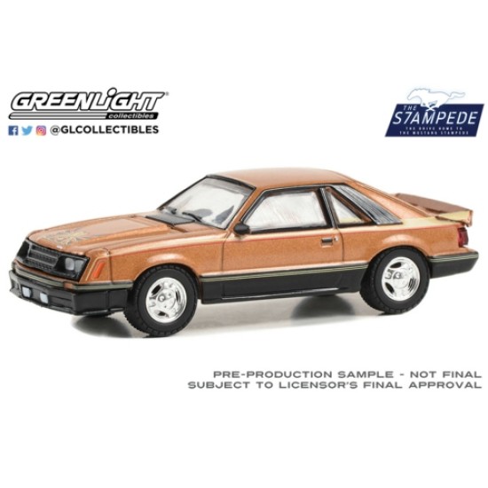 1/64 1980 FORD MUSTANG DARK HORSE - STAMPEDE CAR NO.7 13340-F