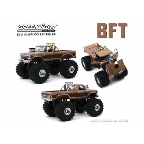 1/18 KINGS OF CRUNCH - BFT - 1978 FORD F-350 MONSTER TRUCK W