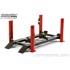 1/18 FOUR-POST LIFT - RED WITH GREY RAMPS