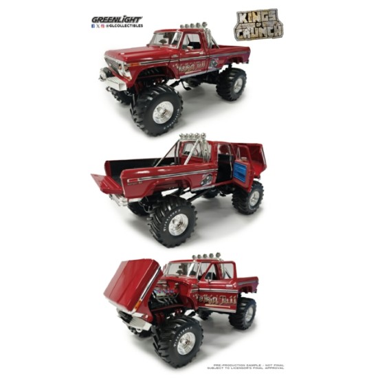 GL13606 - 1/18 KINGS OF CRUNCH - WALKING TALL - 1979 FORD F-250 MONSTER TRUCK WITH 66-INCH TIRES GL13606 - 1/18 KINGS OF CRUNCH - WALKING TALL - 1979 FORD F-250 MONSTER TRUCK WITH 66-INCH TIRES
