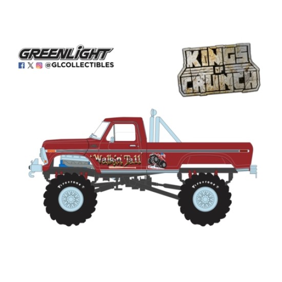 GL13606 - 1/18 KINGS OF CRUNCH - WALKING TALL - 1979  FORD F-250 MONSTER TRUCK  WITH 66-INCH TIRES