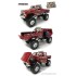 GL13606 - 1/18 KINGS OF CRUNCH - WALKING TALL - 1979  FORD F-250 MONSTER TRUCK  WITH 66-INCH TIRES