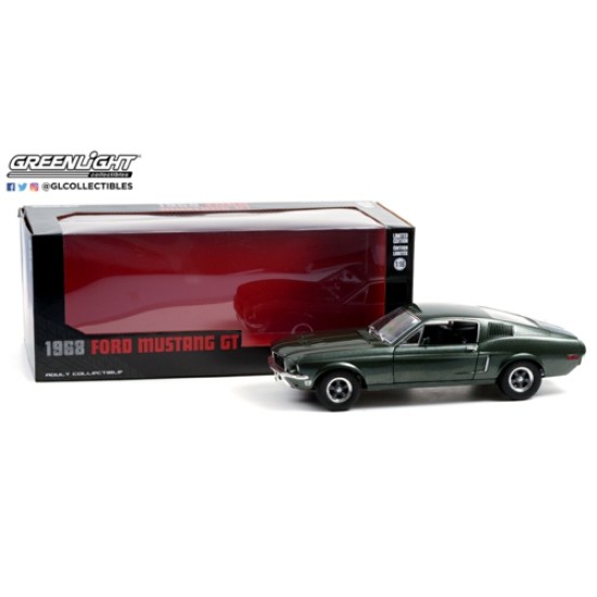 1/18 1968 FORD MUSTANG GT FASTBACK HIGHLAND GREEN