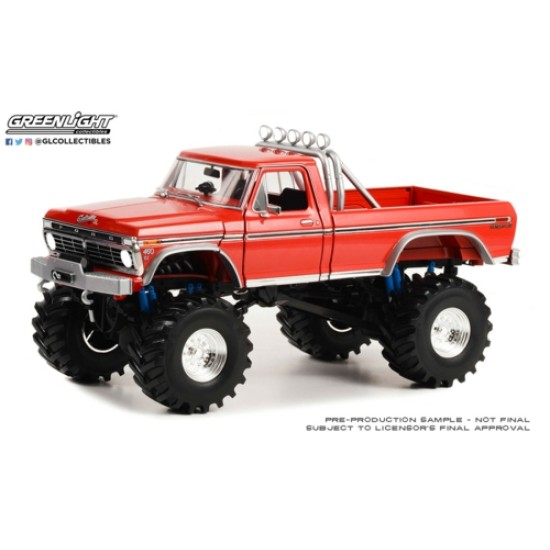 1/18 KINGS OF CRUNCH GODZILLA 1974 FORD F-250 MONSTER TRUCK WITH 48 INCH TYRES