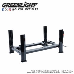 GL13709 - 1/18 FOUR-POST LIFT - BLACK - EVERGREEN GL13709 - 1/18 FOUR-POST LIFT - BLACK - EVERGREEN