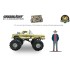 GL13715 - 1/18 KINGS OF CRUNCH - BIGFOOT NO.1 50TH ANNIVERSARY - 1974 FORD F-250 MONSTER TRUCK  GOLD CHROME WITH BOB CHANDLER STANDING FIGURE - LIMITED EDITION