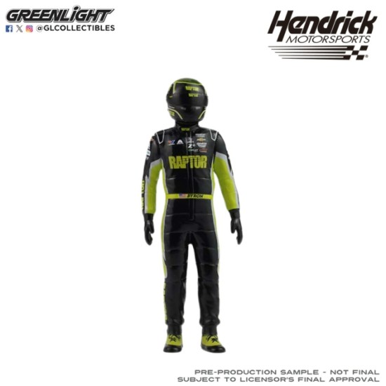 GL13718 - 1/18 NO.24 WILLIAM BYRON - HENDRICK MOTORSPORTS - RAPTOR DRIVER FIGURE