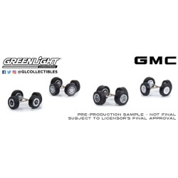 1/64 AUTO BODY SHOP - WHEEL AND TIRE PACKS SERIES 6 GMC TRUCKS