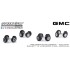 1/64 AUTO BODY SHOP - WHEEL AND TIRE PACKS SERIES 6 GMC TRUCKS