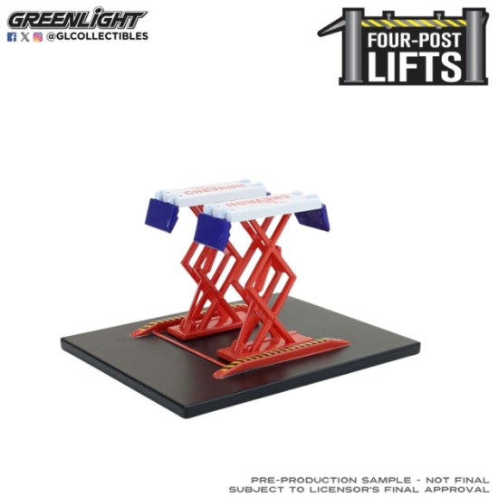 GL16220-C - 1/64 AUTO BODY SHOP - AUTOMOTIVE DOUBLE SCISSOR LIFTS SERIES 2 - CHEVRON GL16220-C - 1/64 AUTO BODY SHOP - AUTOMOTIVE DOUBLE SCISSOR LIFTS SERIES 2 - CHEVRON