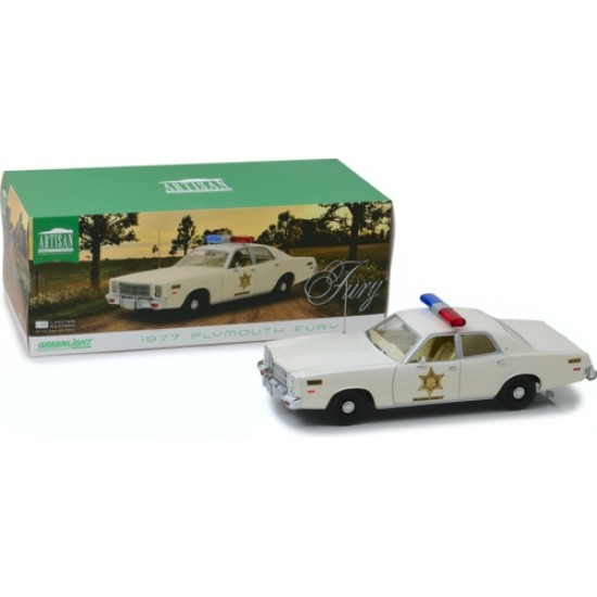 GL19055 - 1/18 ARTISAN COLLECTION - 1977 PLYMOUTH FURY - HAZZARD COUNTY SHERIFF