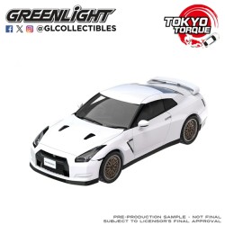 1/64 TOKYO TORQUE SERIES 10 NISSAN GTR W/ CUSTOM WHEELS 2007 WHITE 235110-D