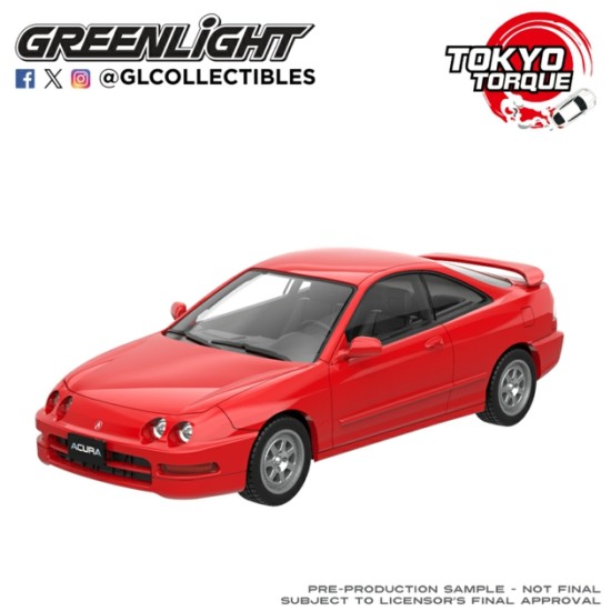 GL235110-E - 1/64 TOKYO TORQUE SERIES 10 - ACURA INTEGRA GS-R WITH CUSTOM WHEELS 1994 - MILANO RED (NEW TOOLING)