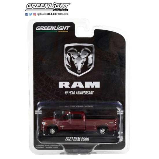 1/64 ANNIVERSARY COLLECTION SERIES 14 2021 RAM 2500 10 YEARS OF RAM TRUCKS