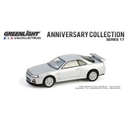 1/64 1999 NISSAN SKYLINE V-SPEC (R34) SONIC SILVER 25TH ANNIVERSARY 28160-E 1/64 1999 NISSAN SKYLINE V-SPEC (R34) SONIC SILVER 25TH ANNIVERSARY 28160-E