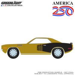 GL28180-D - 1/64 ANNIVERSARY COLLECTION SERIES 18 - AMERICAN 250 EDITION - PLYMOUTH HEMI CUDA 1971