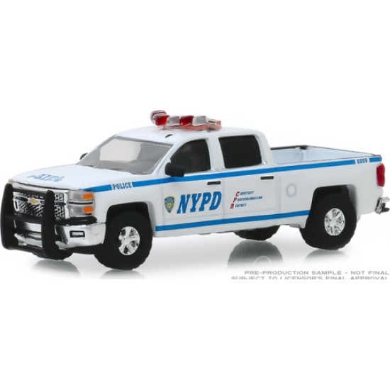 GL30093 - 1/64 CHEVROLET SILVERADO 2015 - NEW YORK CITY POLICE DEPT (NYPD) - HOBBY EXCLUSIVE GL30093 - 1/64 CHEVROLET SILVERADO 2015 - NEW YORK CITY POLICE DEPT (NYPD) - HOBBY EXCLUSIVE