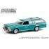 1/64 1991 FORD LTD CROWN VICTORIA WAGON ROSARITO BAJA CALIFORNIA MEXICO TAXI TEAL/WHITE STRIPES (HOBBY EXCLUSIVE)