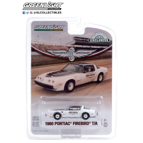 1/64 1980 PONTIAC FIREBIRD TURBO TRANS AM 64TH INDY 500 MILE RACE OFFICIAL PACE CAR