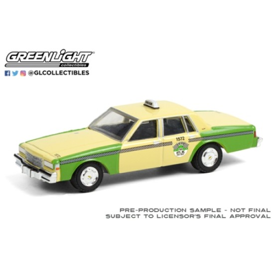 1/64 1987 CHEVROLET CAPRICE CHICAGO CHECKER TAXI AFFL INC (HOBBY EXCLUSIVE)
