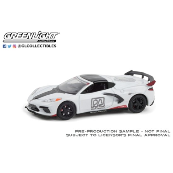 1/64 2020 CHEVROLET CORVETTE STINGRAY COUPE ROAD AMERICA OFFICIAL PACE CAR (HOBBY EXCLUSIVE)