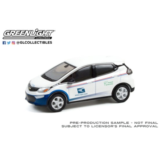 1/64 2017 CHEVROLET BOLT USPS POWERED BY ELECTICITY (HOBBY EXCLUSIVE)