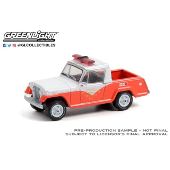 1/64 1967 JEEP JEEPSTER COMMANDO CHATTANOOGA RURAL FIRE DEPT NO.3 (HOBBY EXCLUSIVE)