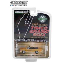 1/64 1968 PLYMOUTH GTX 426 HEMI CONV 1967 LA TIMES GRAND PRIX AT RIVERSIDE INT RACEWAY PACE CAR (HOBBY EXCLUSIVE) 1/64 1968 PLYMOUTH GTX 426 HEMI CONV 1967 LA TIMES GRAND PRIX AT RIVERSIDE INT RACEWAY PACE CAR (HOBBY EXCLUSIVE)