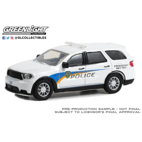 1/64 2017 DODGE DURANGO KENNEDY SPACE CENTER (KSC) SECURITY POLICE TRAFFIC ENFORCEMENT (HOBBY EXCLUSIVE)