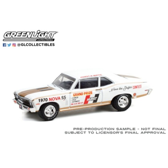 1/64 1970 CHEVROLET NOVA SS 54TH INT 500 MILE SWEEPSTAKES HURST PERFORMANCE GRAND PRIZE CAR (HOBBY EXCLUSIVE)