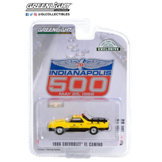 1/64 1986 CHEVROLET EL CAMINO SS 70TH ANNUAL INDY 500 MILE PACE OFFICIAL TRUCK (HOBBY EXCLUSIVE)