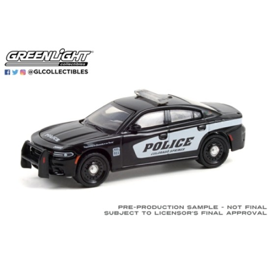 1/64 2021 DODGE CHARGER COLORADO SPRINGS COLORADO POLICE DEPARTMENT (HOBBY EXCLUSIVE