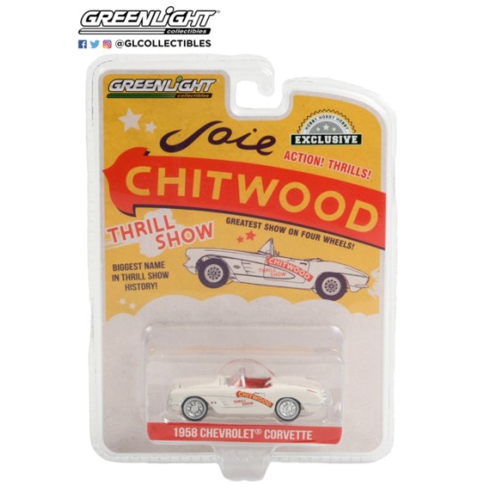 1/64 1958 CHEVROLET CORVETTE JOIE CHITWOOD THRILL SHOW (HOBBY EXCLUSIVE)