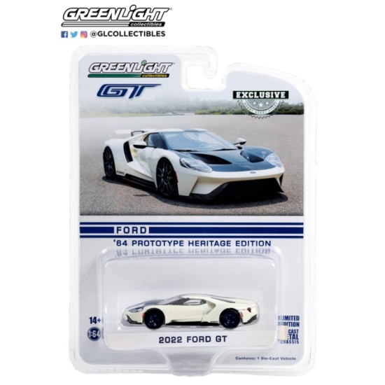 1/64 2022 FORD GT '64 PROTOTYPE HERITAGE EDITION 1964 PROTOTYPE CAR NO.GT101 (HOBBY EXCLUSIVE)