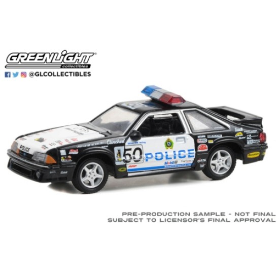 1/64 1993 FORD MUSTANG LX - EDMONTON POLICE EDMONTON ALBERTA, CANADA 30368