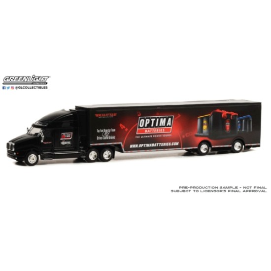 1/64 KENWORTH T2000 OPTIMA BATTERIES THE ULTIMATE POWER SOURCE TRANSPORTER (HOBBY EXCLUSIVE)