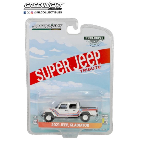1/64 2021 JEEP GLADIATOR SUPER JEEP TRIBUTE (HOBBY EXCLUSIVE)