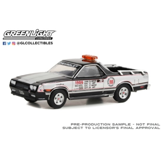 1/64 1986 CHEVROLET EL CAMINO SS MICHIGAN INT SPEEDWAY OFFICIAL TRUCK (HOBBY EXCLUSIVE)
