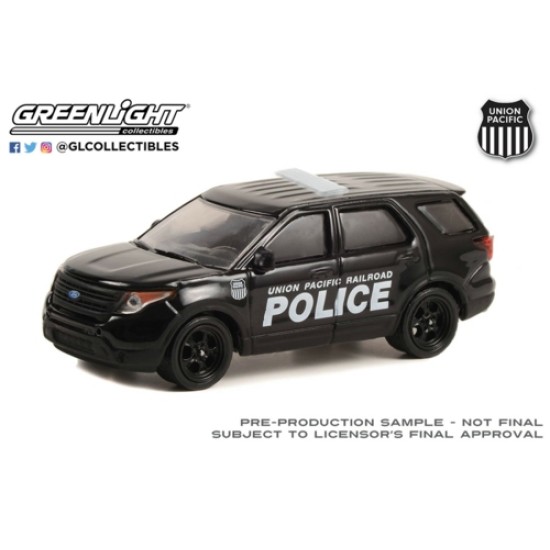 1/64 2015 FORD POLICE INT UTILITY UNION PACIFIC RAILROAD POLICE (HOBBY EXCLUSIVE)