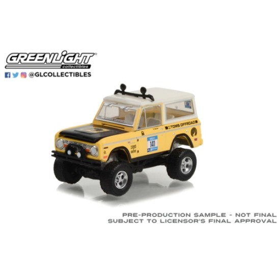 1/64 1969 FORD BRONCO NO.141 REBELLE RALLY TOMS OFFROAD ROAMING WOLVES (HOBBY EXCLUSIVE)